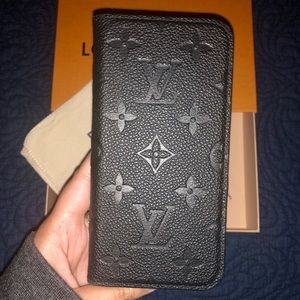 LOUIS VUITTON iPhone X/XS Folio CASE